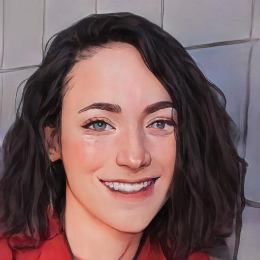 Image of Leah Wasser generated from a headshot using an AI tool.